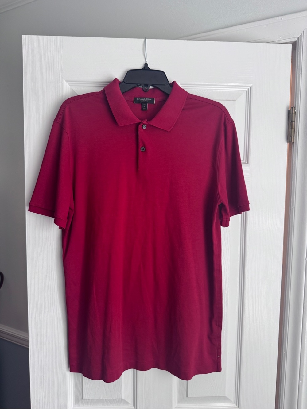Banana Republic Luxury Touch Performance Men's Polo Shirt Large Tall